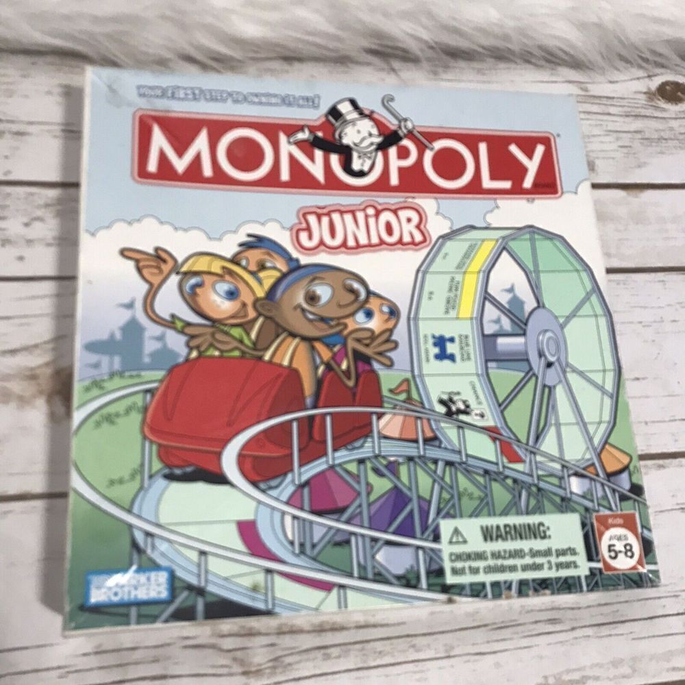 Monopoly Junior Amusement Park Edition 2005‎ Replacement Pawns & Board